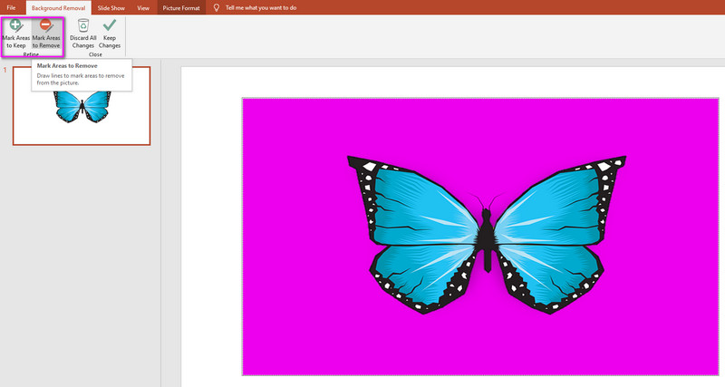 PPT 背景削除オプション