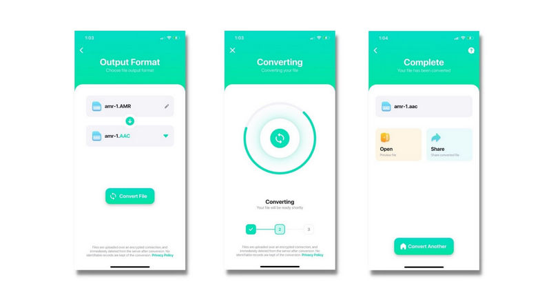 The Audio Converter アプリ