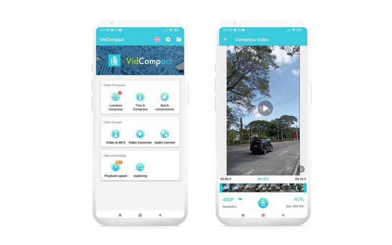 Vidcompact インターフェース