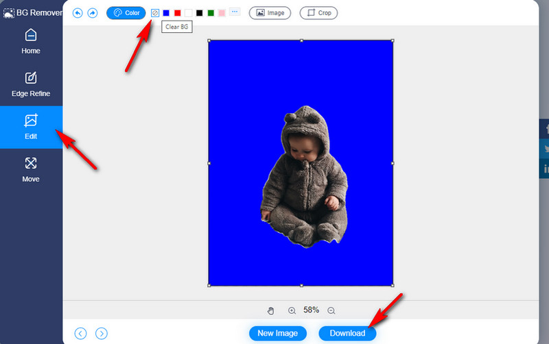 Vidmore Bro 写真をダウンロード