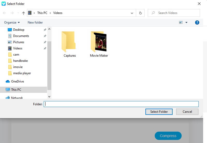 VM コンプレッサーで圧縮
