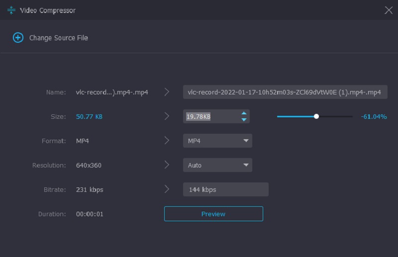 Vidmore で動画を調整