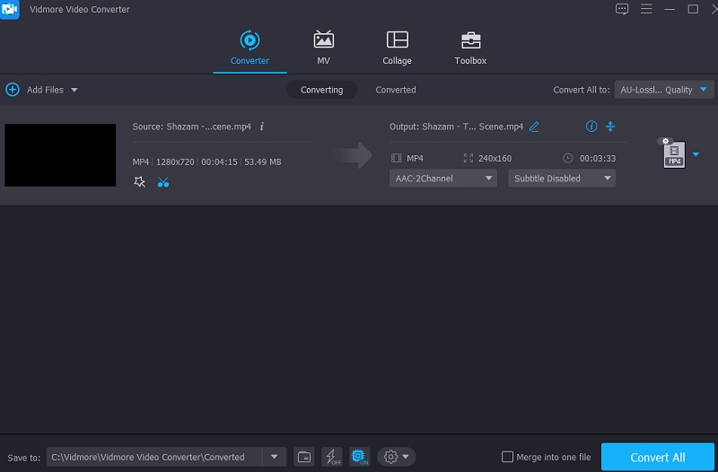 動画を変換する Vidmore