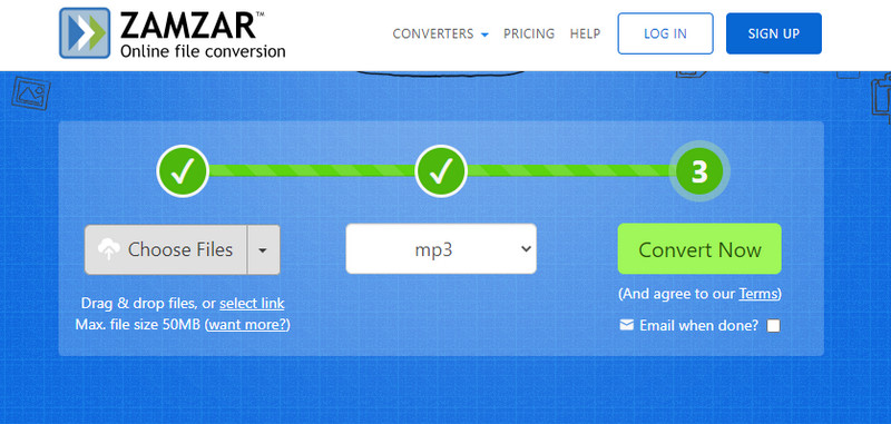 ZamZarインターフェース