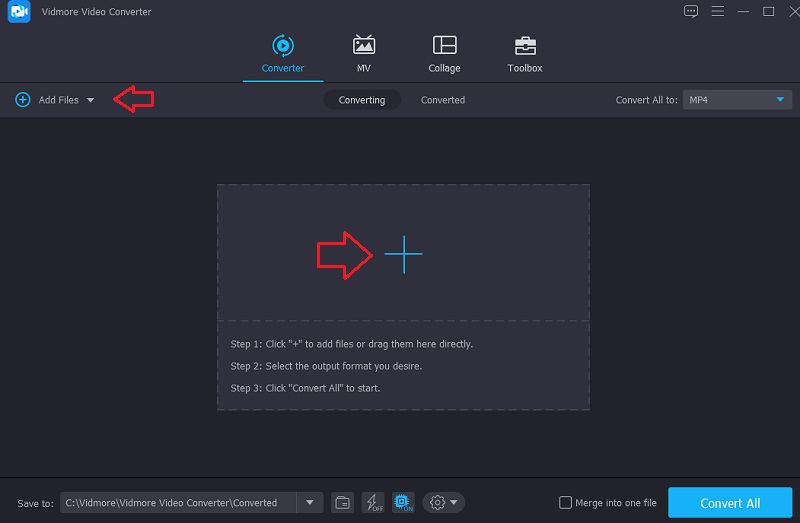 MP4 を選択 Vidmore
