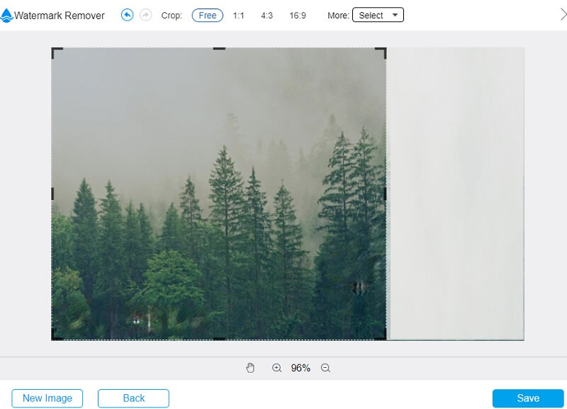 トリミングして保存