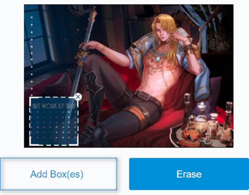 DeviantArt ウォーターマークを削除 Apowersoft