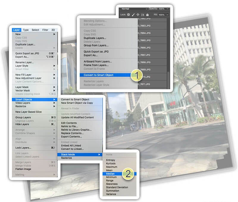 オブジェクト削除 Photoshop