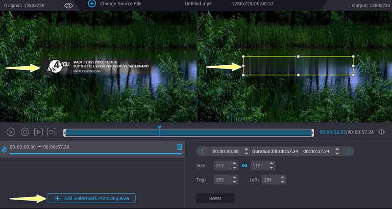 動画ウォーターマークを削除