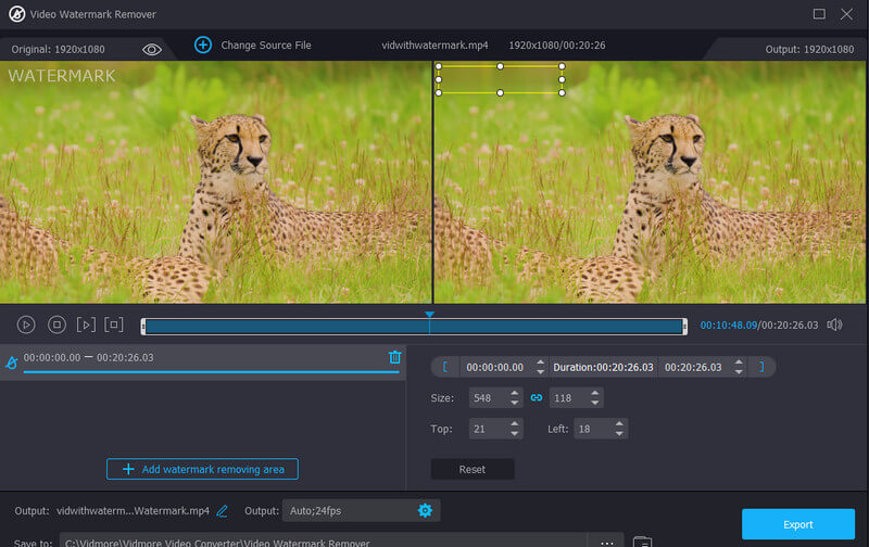 Vidmore Video Converter のインターフェース