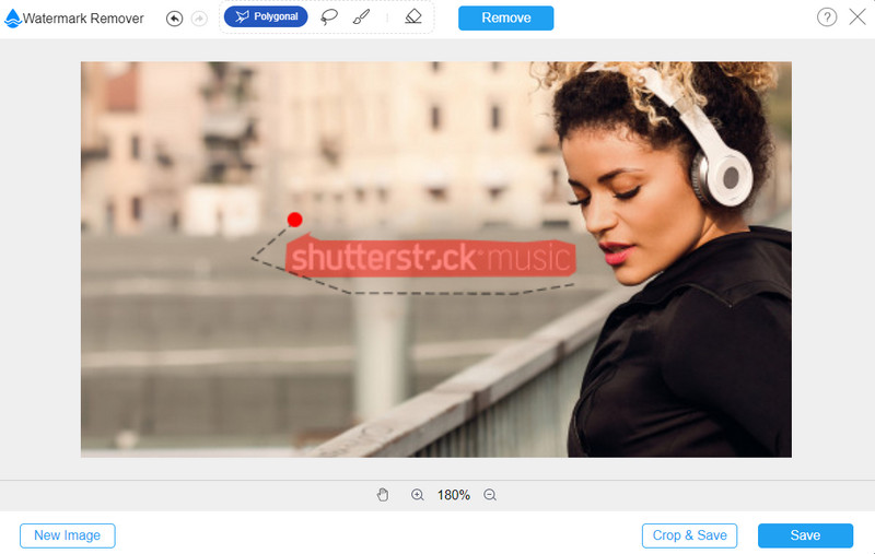 Watermark Remover Online インターフェース