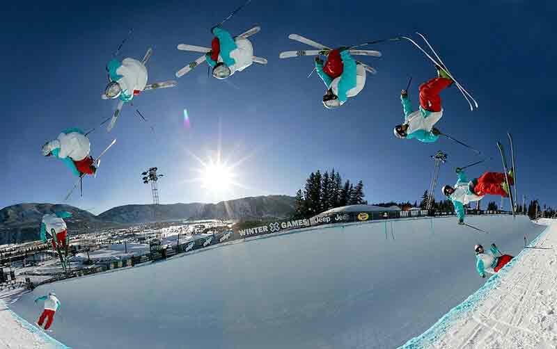 連写モードの写真