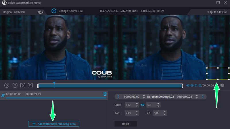 ウォーターマークを消去 VM