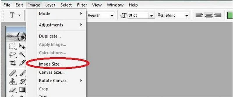 Photoshop で画像サイズを変更（Vidmore）