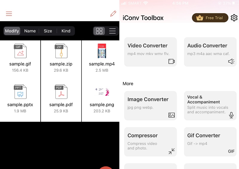 M4A から MOV 変換 iConv