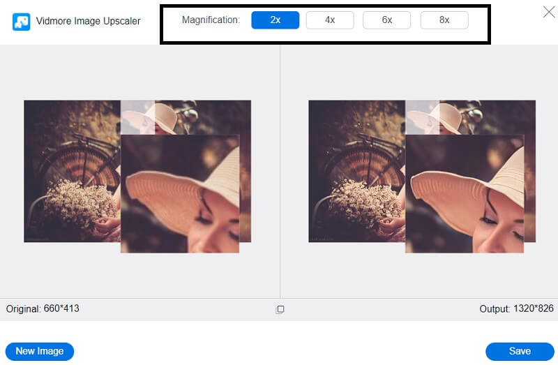 画像を拡大する VM