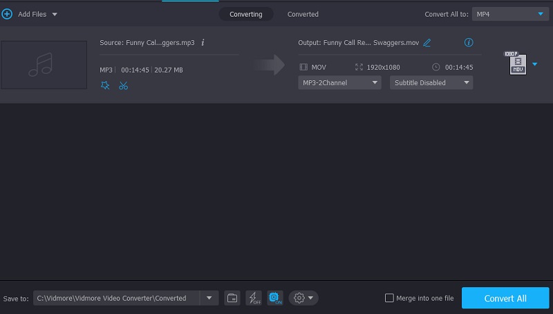 MP3からMOVコンバーター Freemake