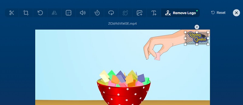 123apps でウォーターマークを削除
