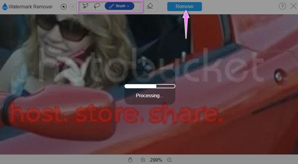 ウォーターマーク削除