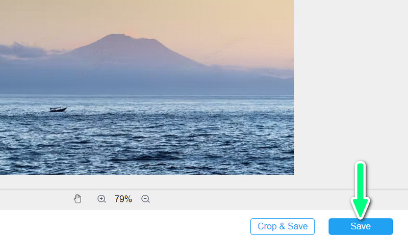 完成した写真を保存