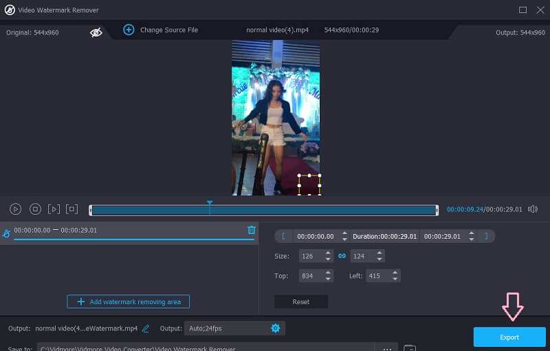 Vidmore の動画保存