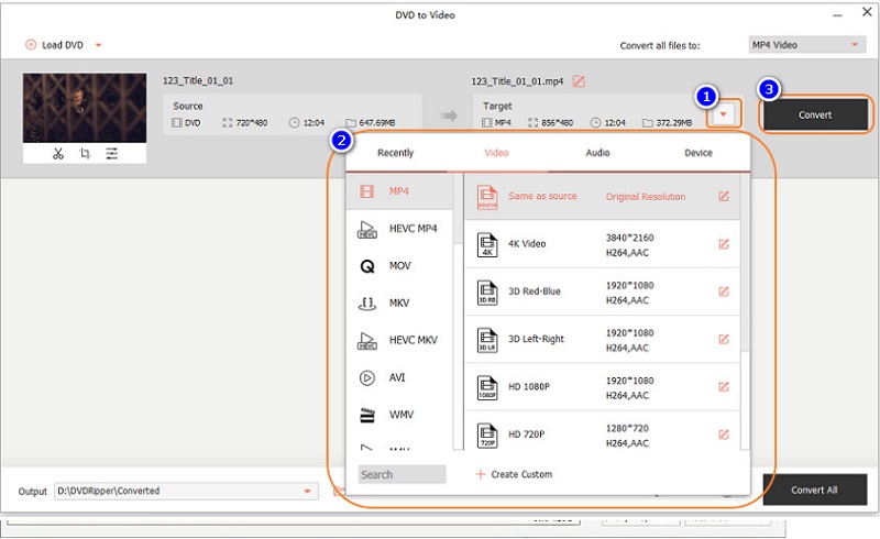 ビデオを保存 Wondershare DVD Creator