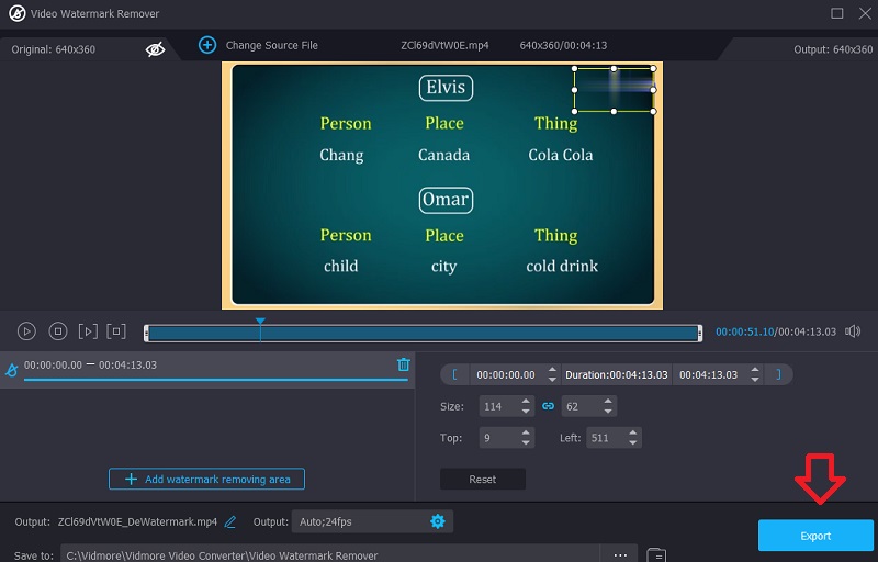 動画の保存（Vidmore）
