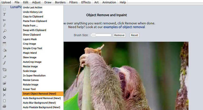 スマートオブジェクト削除機能