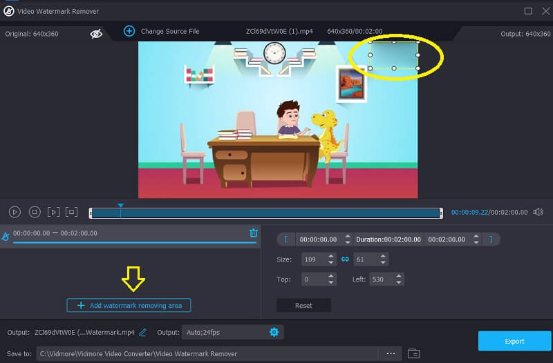 Exporting Video Vidmore