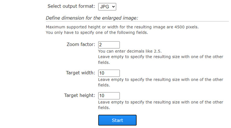 Image Enlarger オンライン