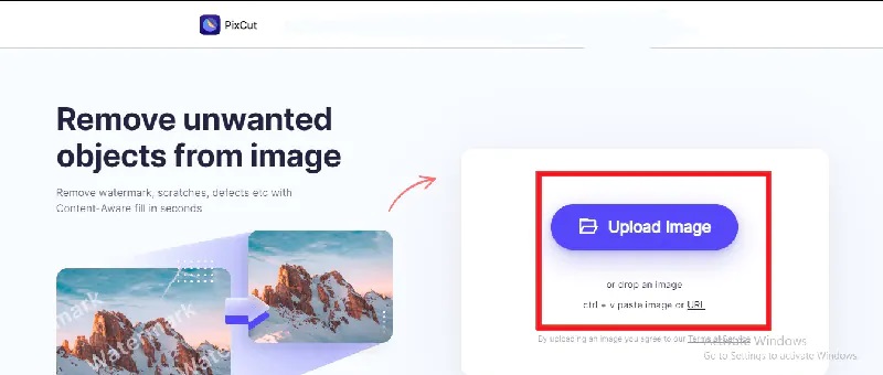 画像ウォーターマーク削除 PixCut