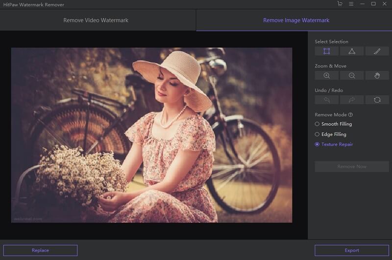 ウォーターマーク削除（HitPaw）