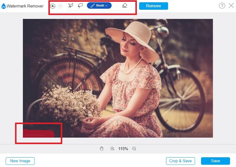 ウォーターマーク削除