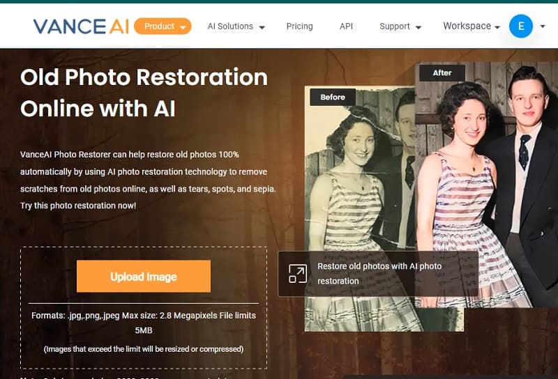 画像拡大 VanceAI