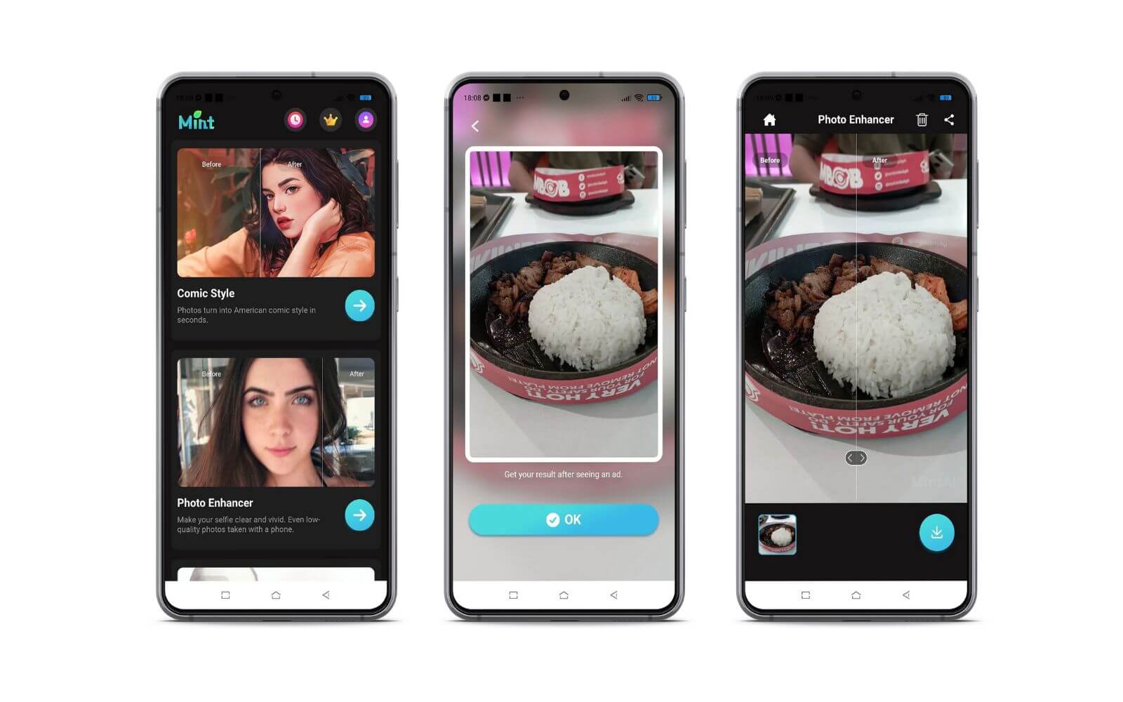 Mint AIフォトエンハンサー