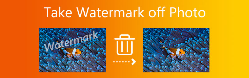 写真の透かしを消す