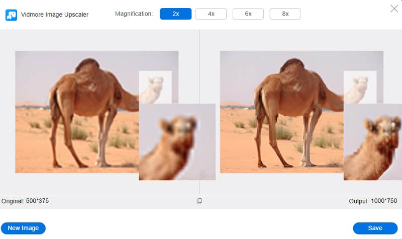 Unblur Image Vidmore（Vidmore で画像のぼやけを補正）