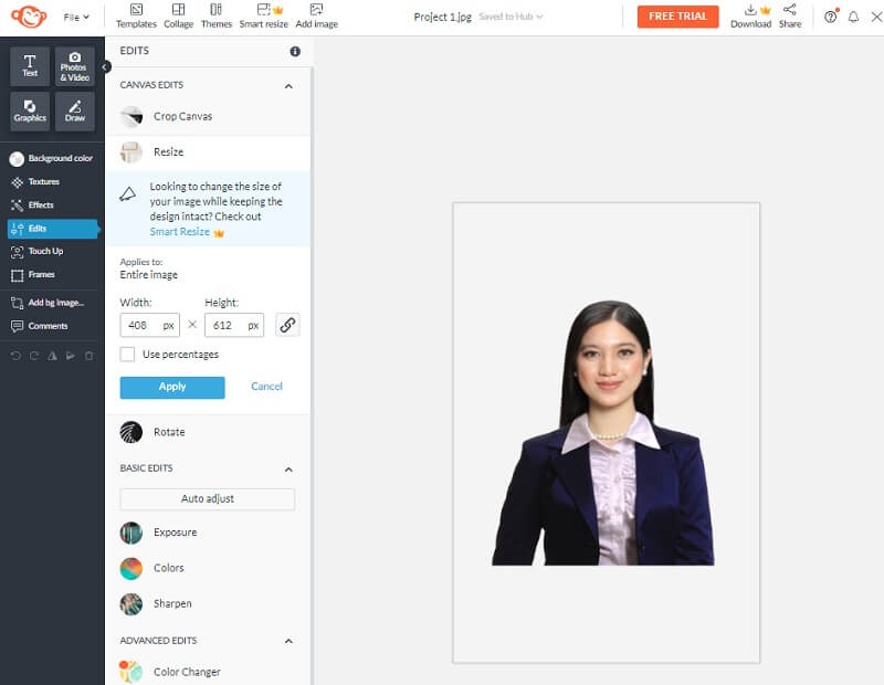 Bigjpg 代替ツール PicMonkey