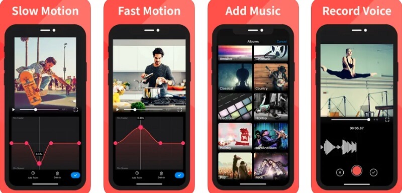 速度を変更 Slowfast