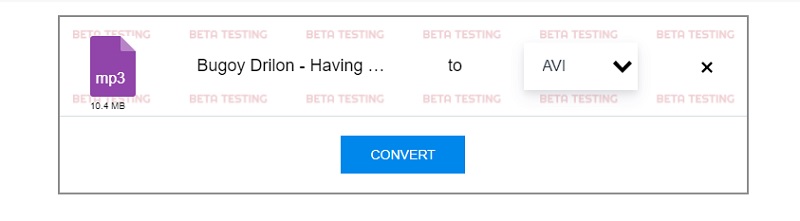 AVIを選択 Vidmore