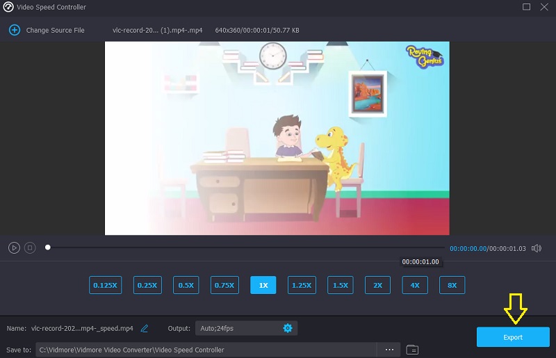 動画を書き出す Vidmore
