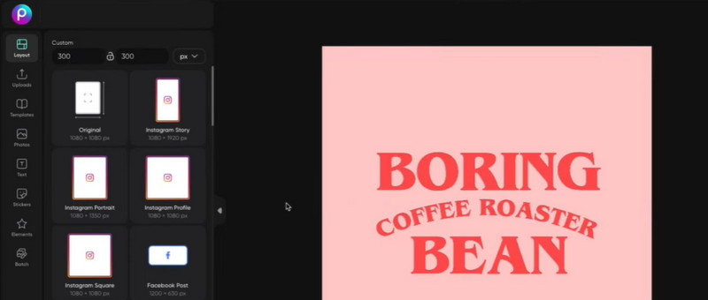 Picsart 画像リサイズ