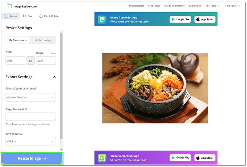 GIMPで画像サイズを変更する Image Resizer Resize Image