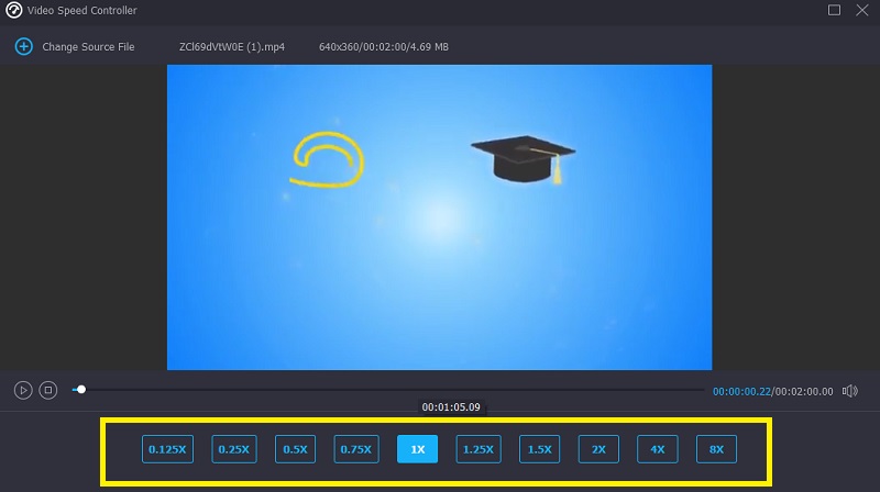 速度変更 Vidmore