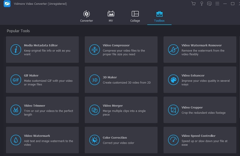 Vidmore 速度コントローラー