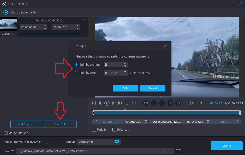 動画分割 Vidmore