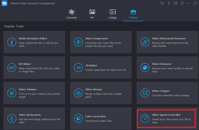 Vidmore ツールボックス機能
