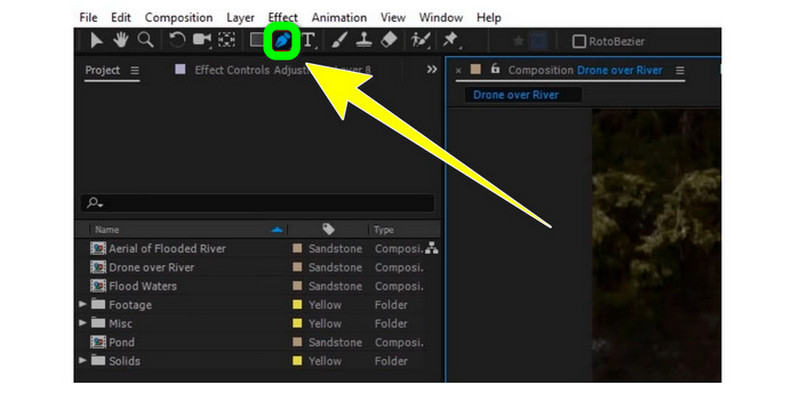 After Effects ペンツール