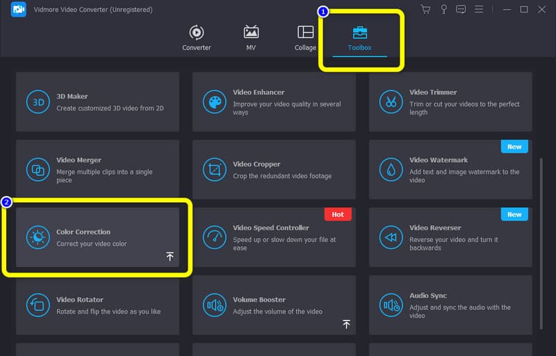 カラー補正 動画を明るく