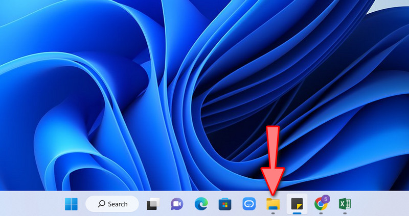 エクスプローラーを開く